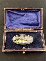 Platinum Plated Victorian Brooch