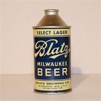 Blatz Select Lager Beer Cone Top IRIP- NICE!