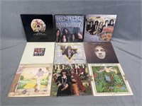 40 Vintage Vinyl Rock and Roll Record Albums