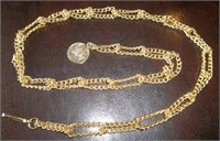 1965 Britain Half Penny Chain Belt