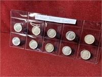 (10) MIX UNITED STATES SILVER ROOSEVELT DIMES