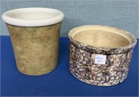 Pottery Pots 2 Pcs 5 , 7 “ h