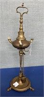17 th Century French / German Oil Lamp 16 “ h