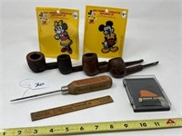 4-Pipes, Ice Pick, Advertising Ruler etc.