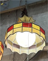 Stained Glass Style Hanging Chandelier