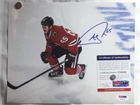 Signed Andrew Shaw PSA DNA Certified 8x10 Photo