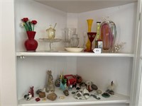 Contents of 2-Shelves of Built-in China Closet to