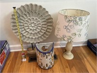 Table Lamp, Pottery Wall Sconce, Piece of Home