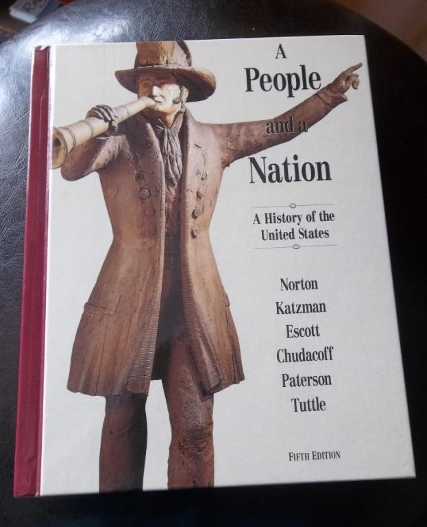New People and a Nation US College History Book