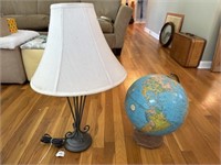 Decorative Lamp, World Globe