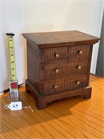 Reproduction Miniature 2 over 2 Drawer Chest,