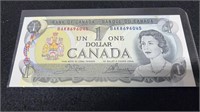 1973 Canadian 1 Dollar Bill