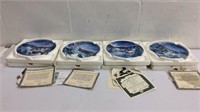 Four Collectable Holiday Plates M9C