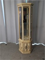 Vintage Wooden & Glass Display Cabinet