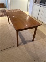 Wooden Table, Top is 30"x 72"-Basement