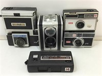 Vintage Kodak Camera Collection. Untested
