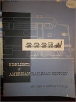 1955 Highlights of Am. Railroad History Booklet