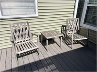 4-Piece's of Wooden Patio Furniture