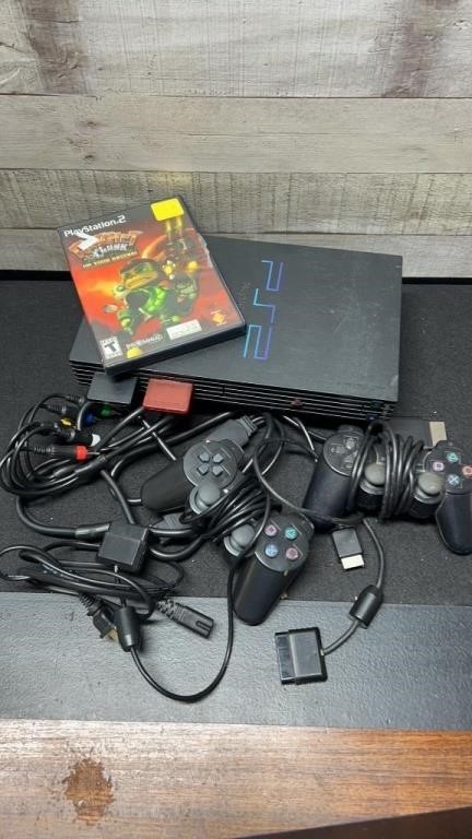 PS2 Tested & Working 2 Controllers 2 Memory Cards