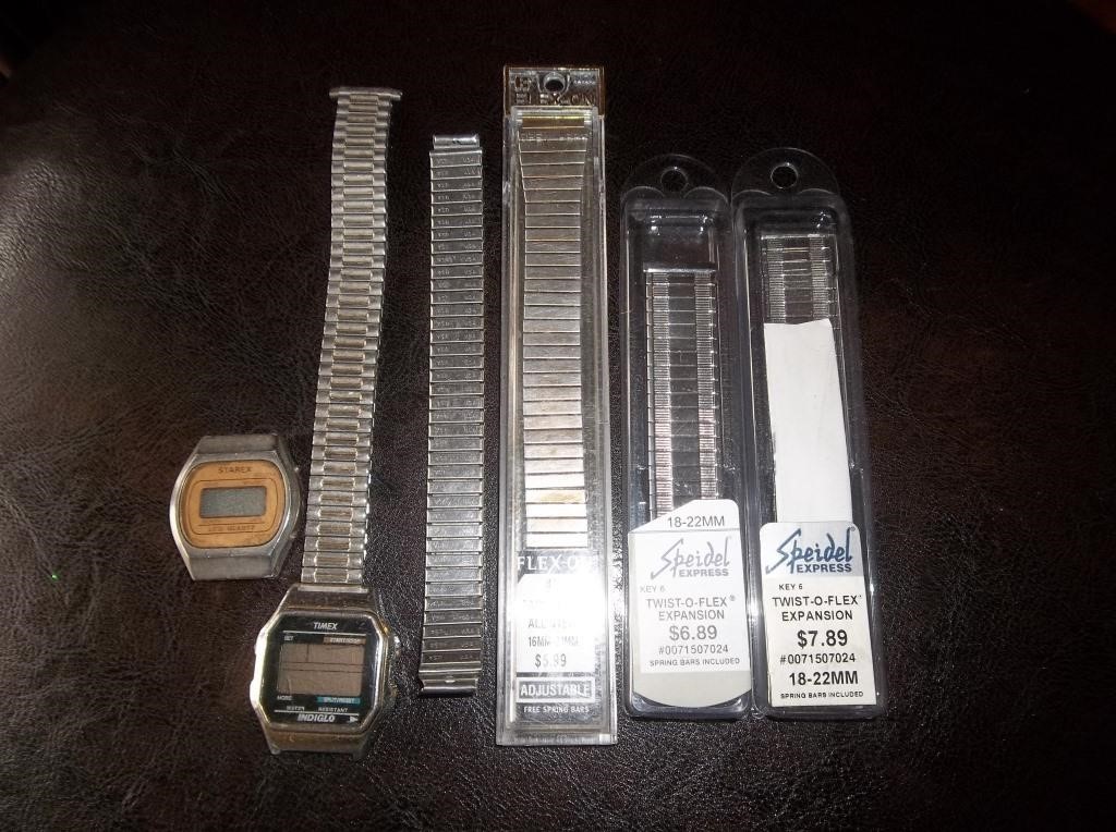 Retro Digital Watches & New Bands- Spiedel