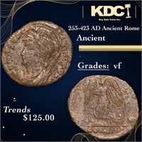 253-423 AD Ancient Rome Ancient Grades vf