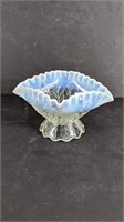 Northwood Opalescent Diamond Footed Bowl