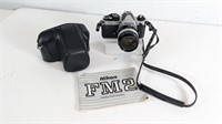 Nikon FM2 Camera, Lens And Leather Case