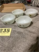 4 fire king bowls