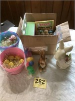 Box lot of Easter miscellaneous