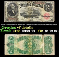 ***Auction Highlight*** 1874 $2 Red Seal United St