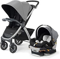 Chicco Bravo 3-in-1 Trio Travel System, Quick-fold