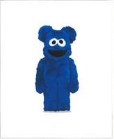 Bearbrick - Fine Art Giclee 8 x 10" - Cookie Mons