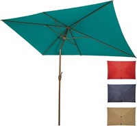 FB2550  Ogrmar Patio Umbrella 6.5x10ft Turquoise