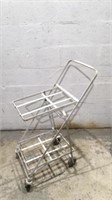 Vintage Folding Metal Cart   U12B