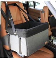 Dog and cat grey car seat booster