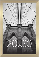 P200  Americanflat Gold 20x30 Poster Frame