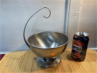 Vintage, mid-century chrome, ice bucket