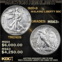 ***Auction Highlight*** 1920-s Walking Liberty Hal