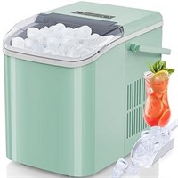 Sweetcrispy Ice Maker Countertop, Portable Ice