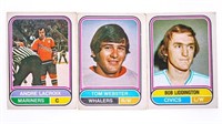 Lot 3 OPC 1974-75 NHL Hockey Cards