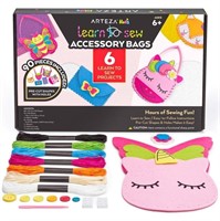 C6480  Arteza Kids Learn to Sew - 70 Pieces