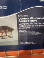 Harbor Breeze  Outdoor Flushmount Ceiling Fixture