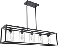 Melucee 5-light Lighting Rectangle Room Pendant