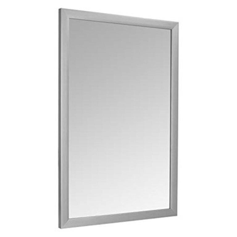 Basics Rectangular Wall Mirror 24" X 36" - Stand