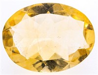 Loose Gemstone - Oval Cut Natural Citrine Quartz -