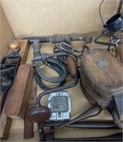 Vintage Tools , Pulley , Turkey Call and More !
