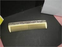 Silver Plated Comb, Antique
