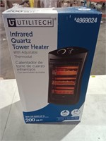 Utilitech Infrared Quartz Tower Heater With