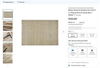 R443  Dave & Jenny 5' x 7' Jute Rug