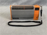 Vintage Orange Panasonic Transistor Radio